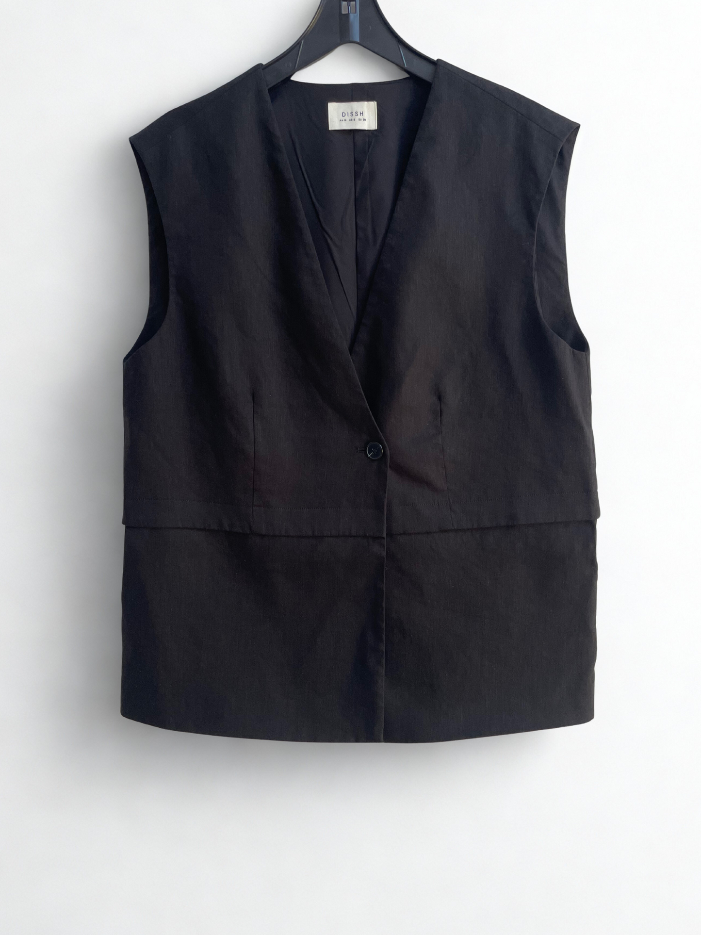 DISSH Taylor Black Vest, size 10
